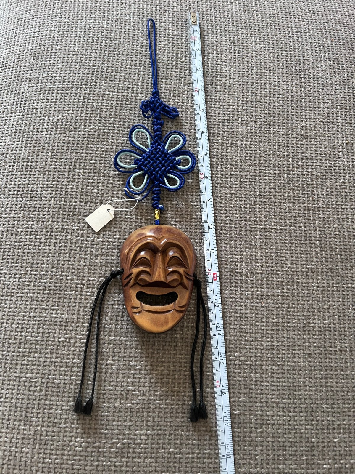 zuid korea Koreaans Masker Hahoe Tal souvenir, Ophalen of Verzenden, Zo goed als nieuw