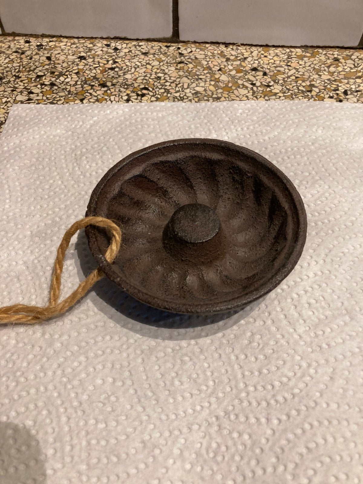 Oud metalen bakvormpje, Ophalen of Verzenden