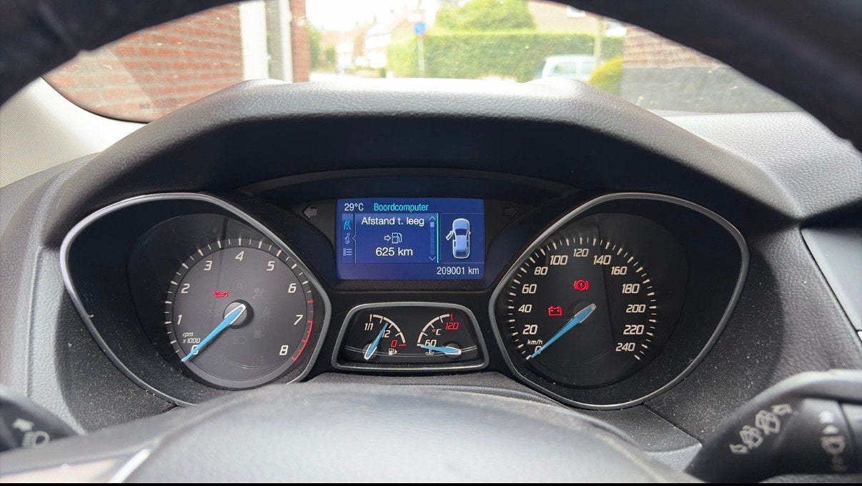 Ford Focus 1.0 Ecoboost 74KW Wagon 2014 Grijs, 101 pk, Origineel Nederlands, Handgeschakeld, Particulier