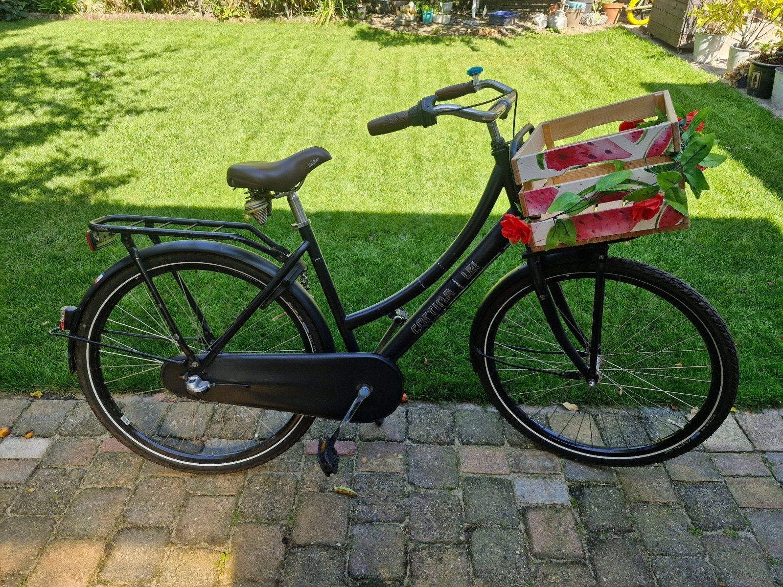 Cortina U4 Transportfiets 26 inch met kratje, Ophalen, Gebruikt, Overige merken