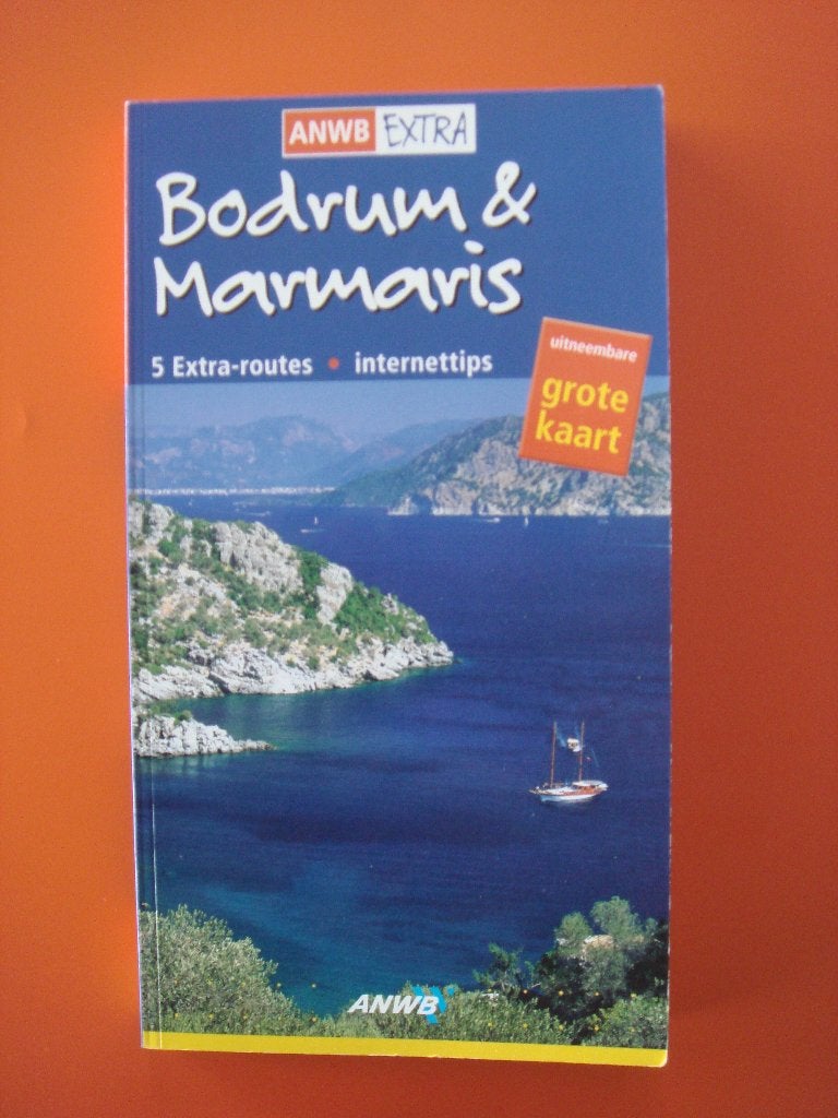 Reisgids Bodrum & Marmaris Turkije - ANWB met grote kaart, ANWB, Europa, Ophalen of Verzenden, Zo goed als nieuw