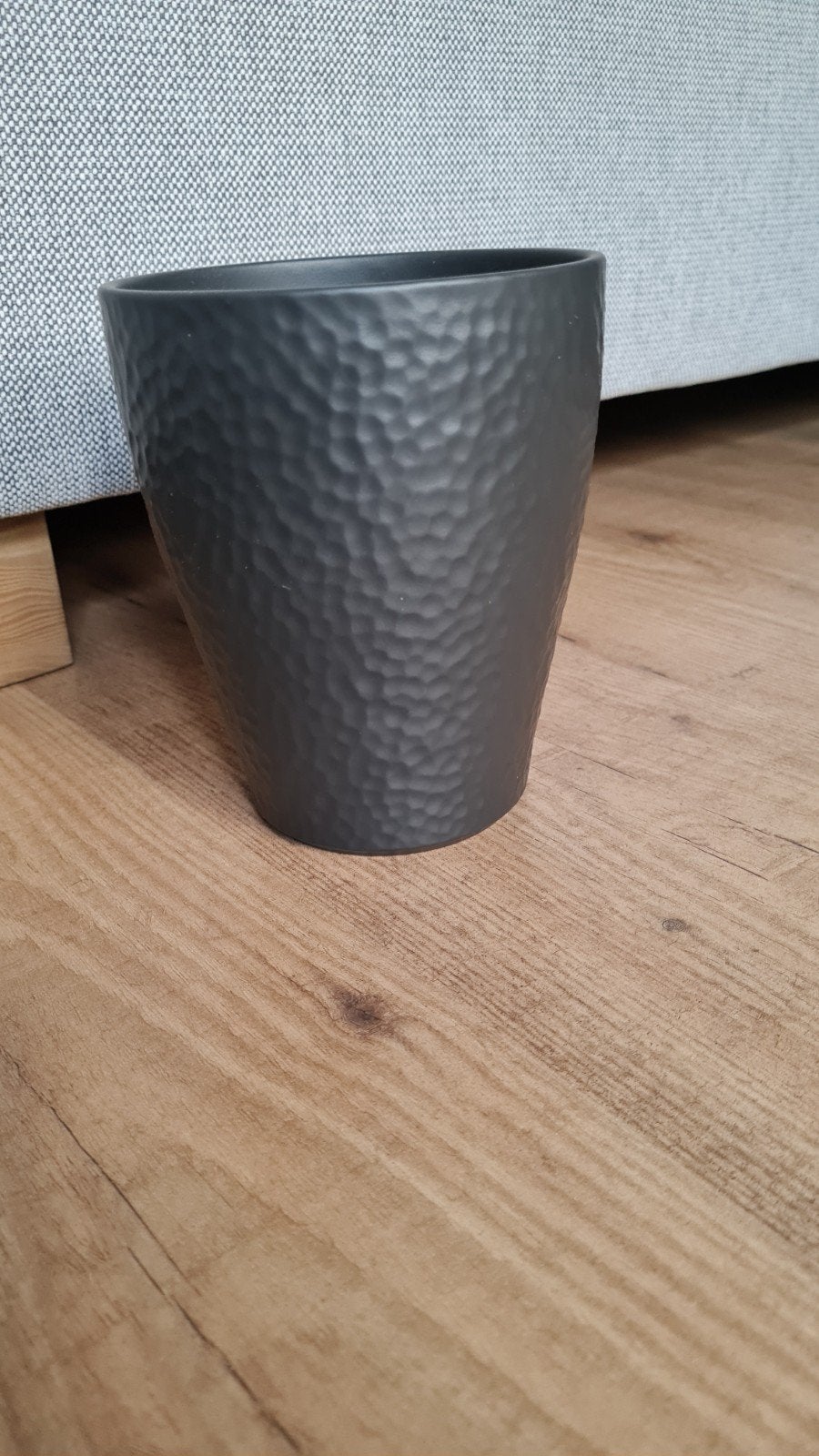 Keramische overpot Ø13 cm - Antraciet Mat, Ophalen, Nieuw, Overige materialen
