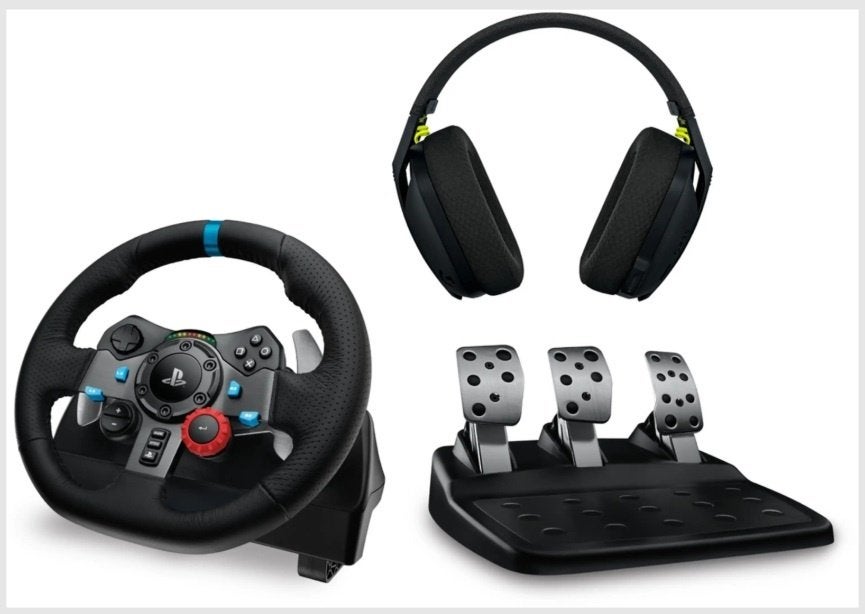 Logitech stuurwiel, Spelcomputers en Games, Ophalen, Racestuur, PlayStation, Zo goed als nieuw