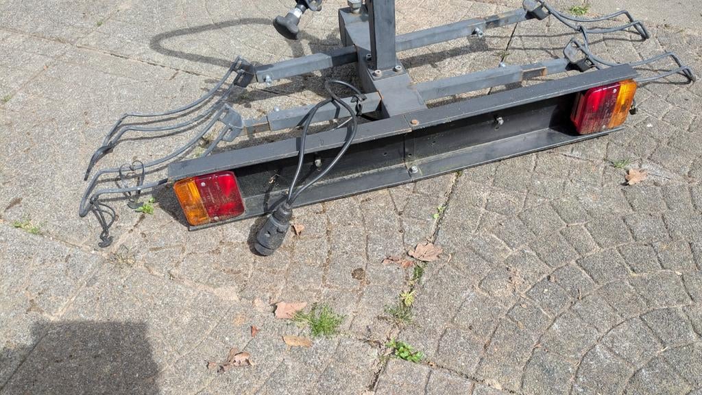 Gebruikte trekhaak fietsendrager voor 2 fietsen, Ophalen of Verzenden, 2 fietsen, Gebruikt, Trekhaakdrager