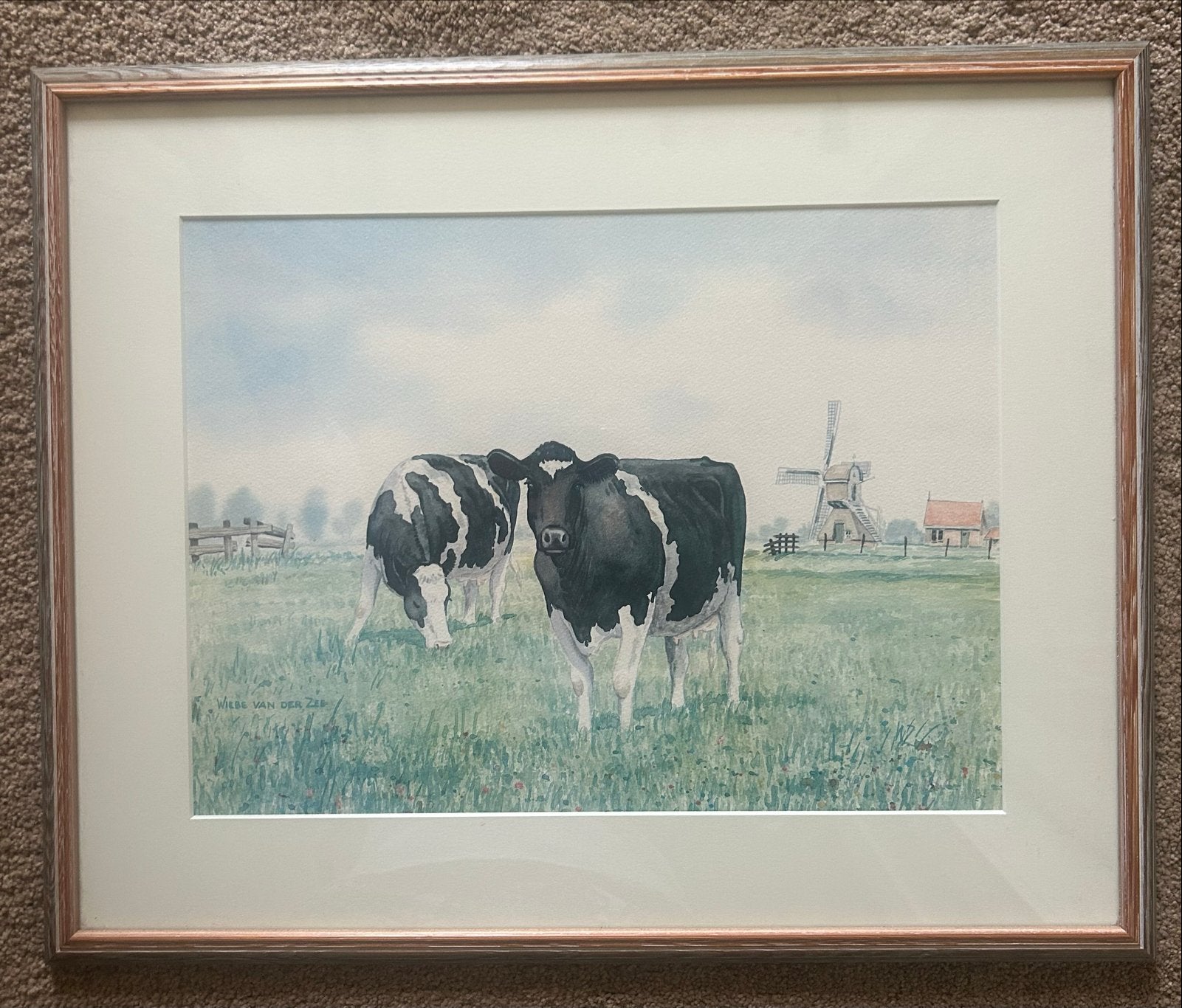 Wiebe van der Zee, ‘t Smaakt best, ingelijst, Ophalen of Verzenden, Ingelijst, Dieren