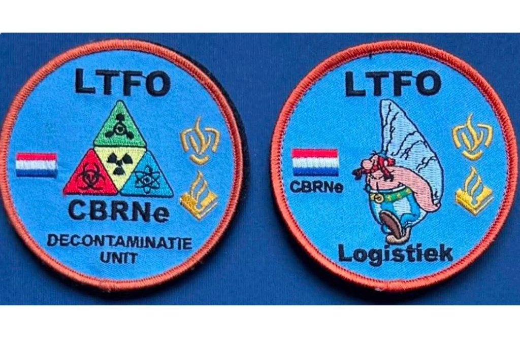 unieke ltfo patches , 2 stuks van serie, Ophalen of Verzenden, Marechaussee, Nederland, Embleem of Badge