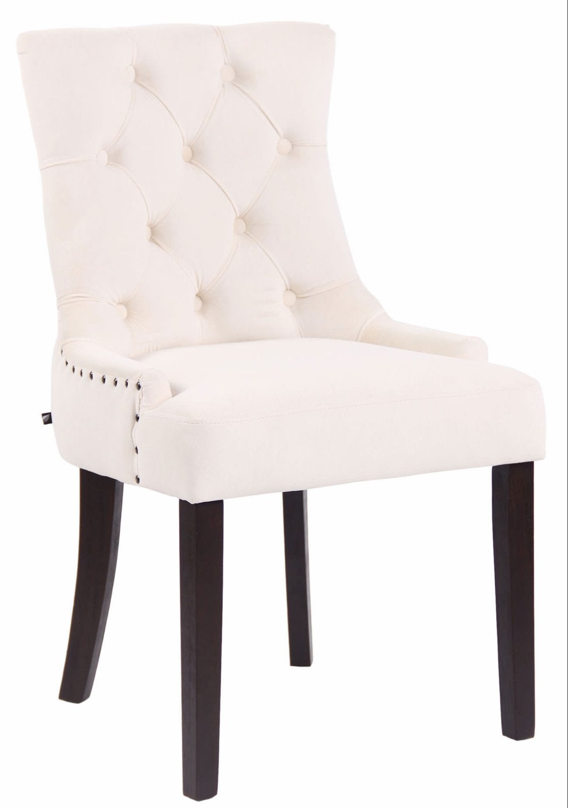 6 Eetkamerstoelen fluweel (velvet) nieuw in doos!, Ophalen, Wit, Nieuw, Landelijk