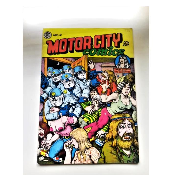 motor city comics nr.2 uit 1970 Robert Crumb, Boeken, Strips | Comics, Amerika, Ophalen of Verzenden, Zo goed als nieuw, Meerdere comics
