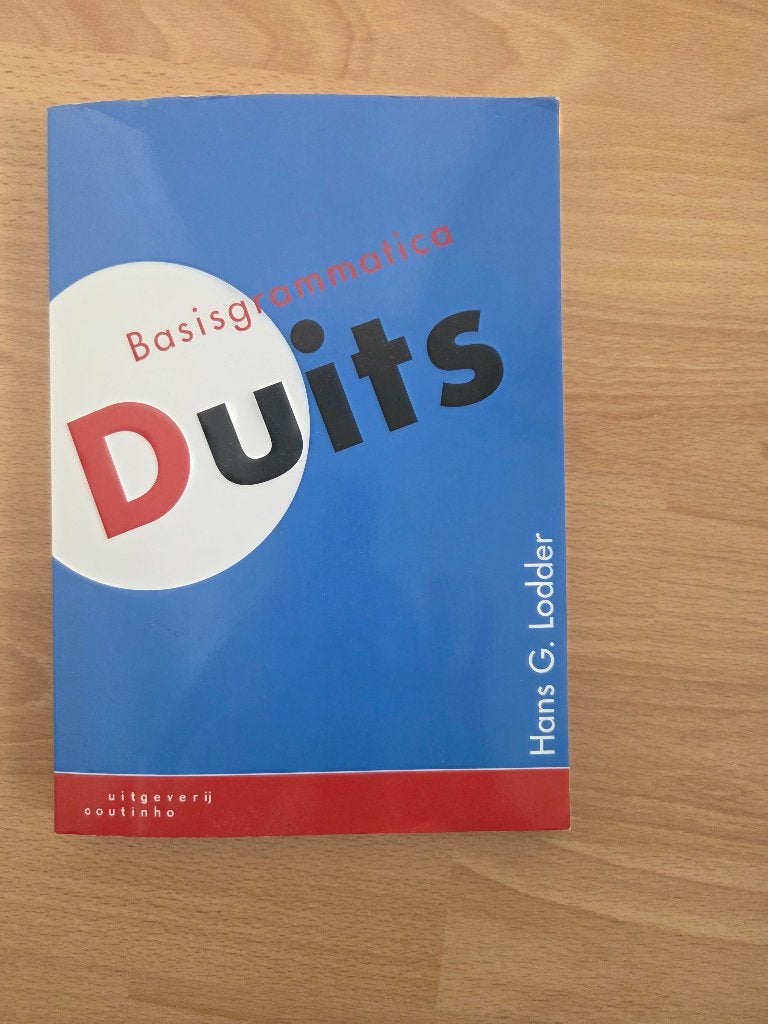 Basisgrammatica Duits ISBN 9789062833061, Nieuw, Alpha, Overige niveaus, Uitgeverij Coutinho