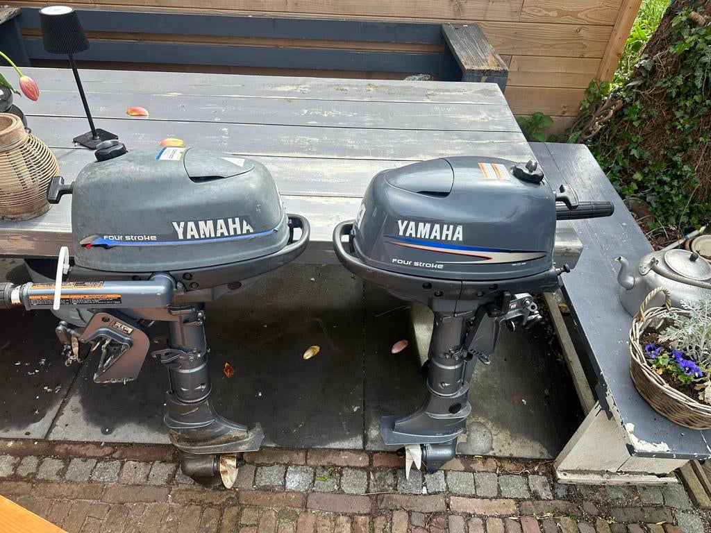 2x Yamaha 4 pk viertakt buitenboordmotoren - Ophalen dit wee, Ophalen, Gebruikt, Minder dan 5 pk, Viertaktmotor
