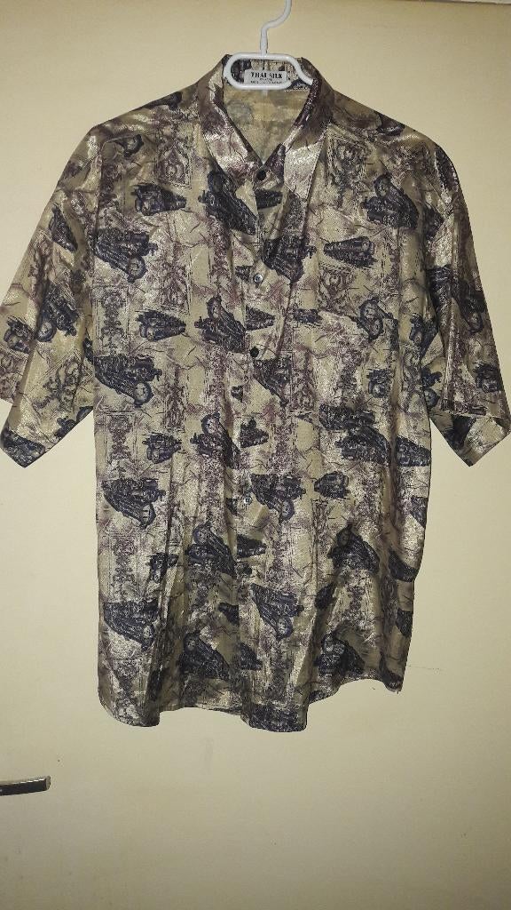 thai silk overhemd, Kleding | Heren, Overhemden, Ophalen, Overige kleuren, Thai silk, Zo goed als nieuw
