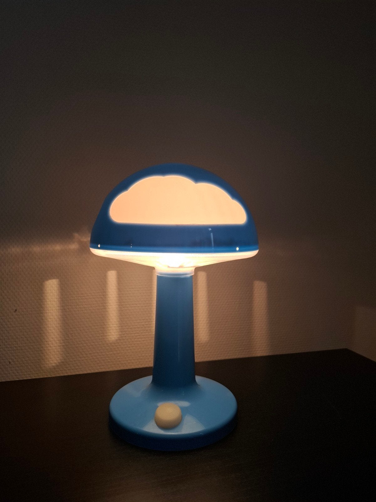 ikea SKOJIG vintage wolkenlampje blauw, Huis en Inrichting, Blauw, Ophalen, IKEA, Vintage