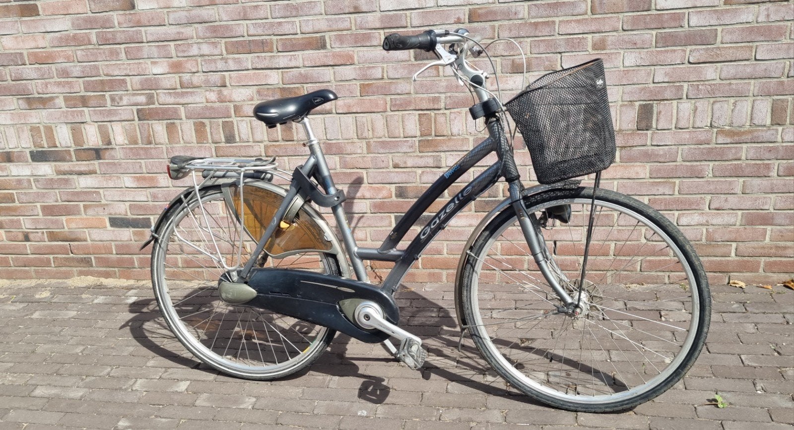 Gazelle stads school fiets Davos 57 inch, Ophalen, Gebruikt, Velgrem, Versnellingen