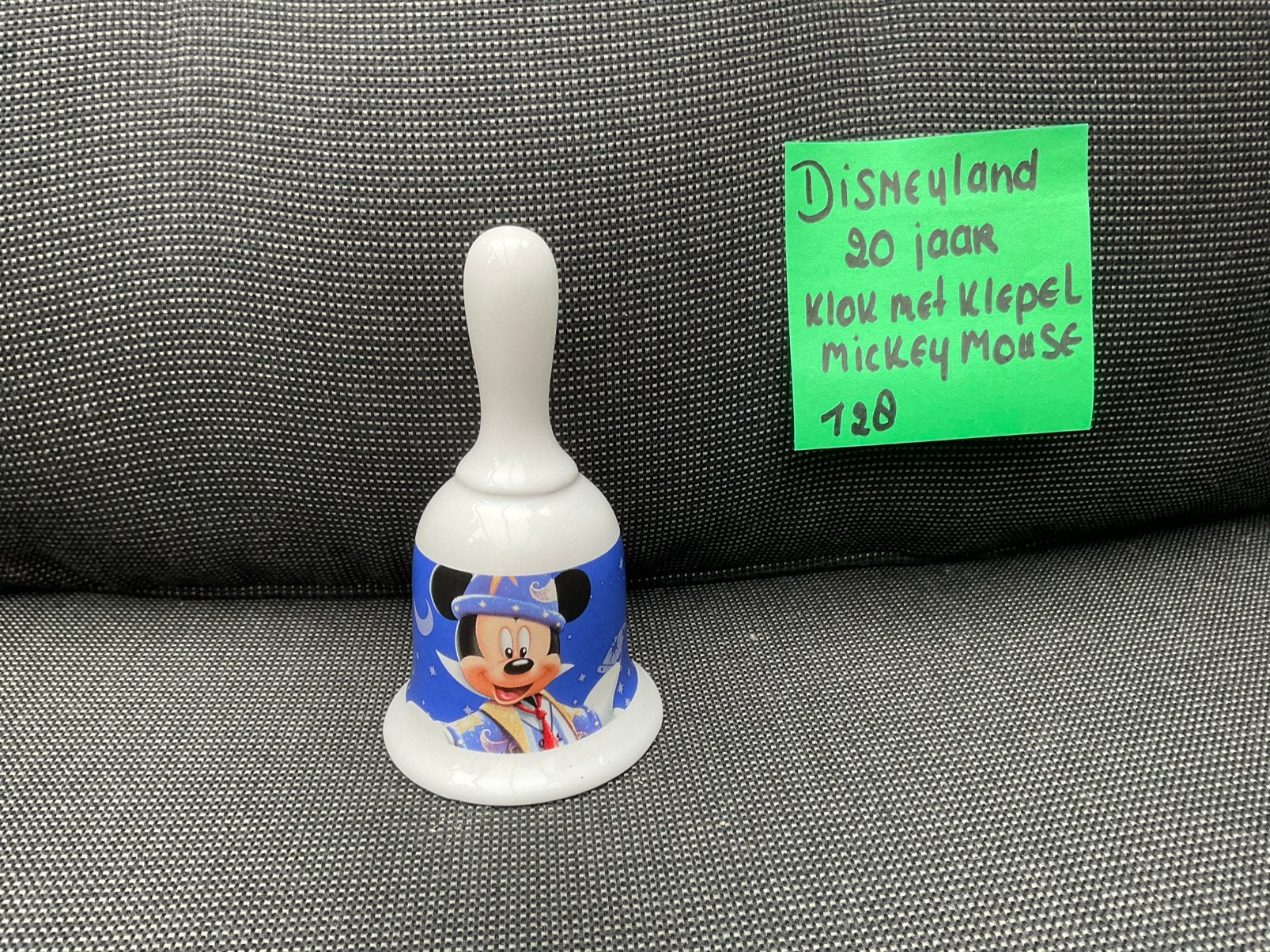 Nieuw zgan Disneyland Parijs 20 jaar Mickey Mouse klokje, Ophalen, Mickey Mouse, Nieuw, Servies