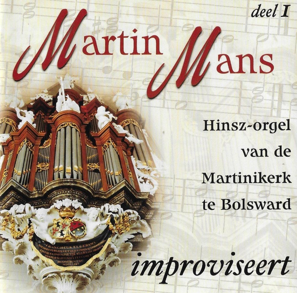 MARTIN MANS / ORGEL - IMPROVISEERT BOLSWARD (1)., Ophalen of Verzenden, Zo goed als nieuw, Koren of Klassiek