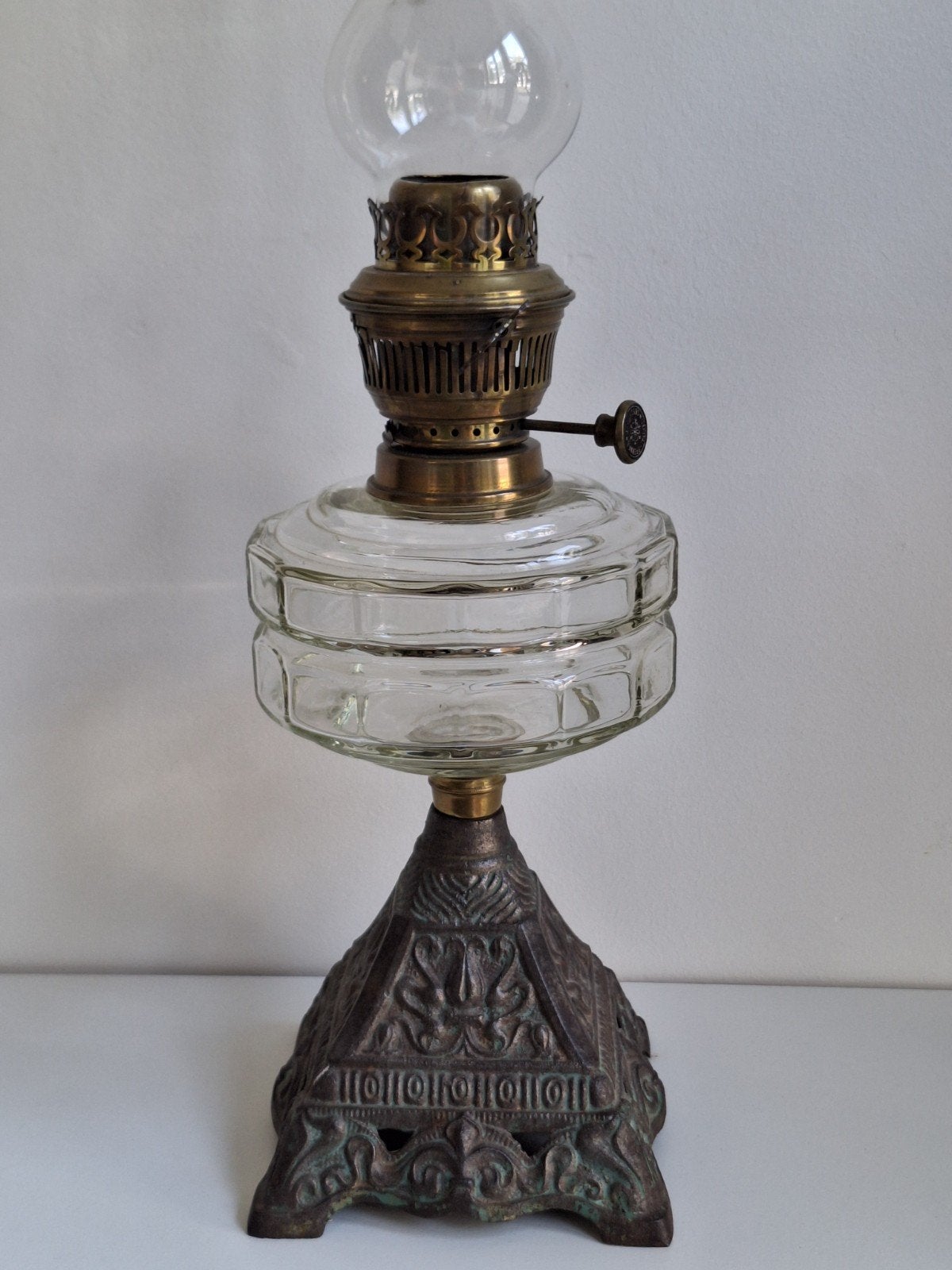 Antieke Olielamp, Ophalen