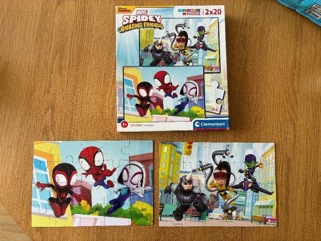 Spiderman Puzzel, Ophalen, 10 tot 50 stukjes, Gebruikt