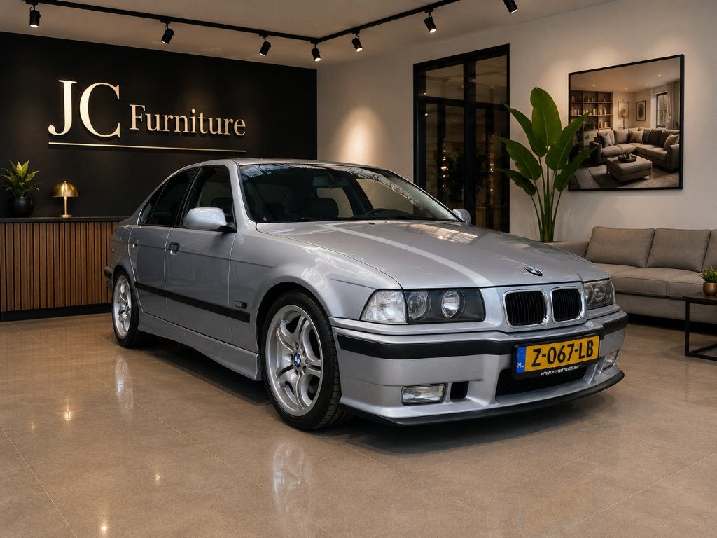 BMW M3 -3.2L - E36 - 321PK - Grijs - Collectors item, Auto's, Achterwielaandrijving, 1435 kg, Leder, Sedan