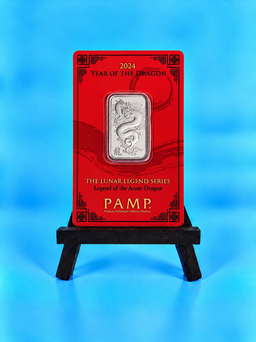 PAMP Suisse🇨🇭Lunar Legends Year of The Dragon 2024 10g, Ophalen of Verzenden, Zilver