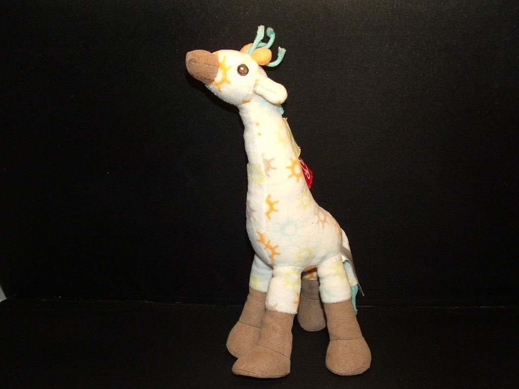 HAPPY HORSE GIRAFFE GINI NR1 VELOURS WIT MET GEKLEURD, Verzenden, Nieuw, Overige typen