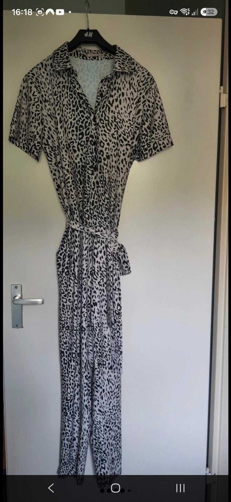 Mooie travelstof jumpsuit met luipaardprint, Kleding | Dames, Jumpsuits, Maat 38/40 (M), Meerkleurig, Musthaves by Elja, Ophalen of Verzenden
