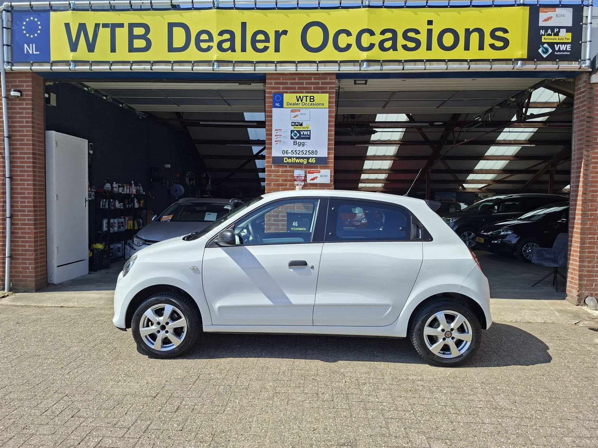 Renault Twingo 1.0 SCe Collection, Airco Dealer oh., 5-deur,, Auto's, Renault, Gebruikt, Euro 6, 4 stoelen, Wit