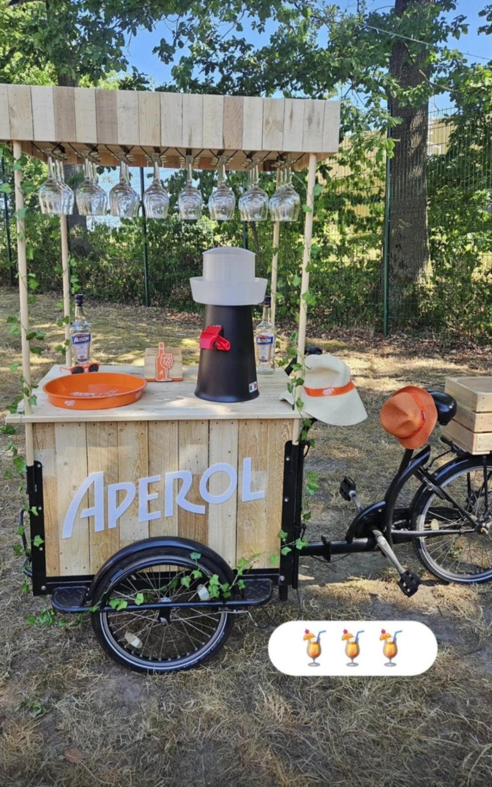 Bakfiets Aperol Spritz, Ophalen of Verzenden, Zo goed als nieuw, 1 kind