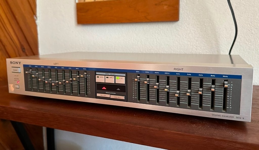 Sony SEQ-9 equalizer, Gebruikt, Ophalen of Verzenden, Sony, Minder dan 60 watt