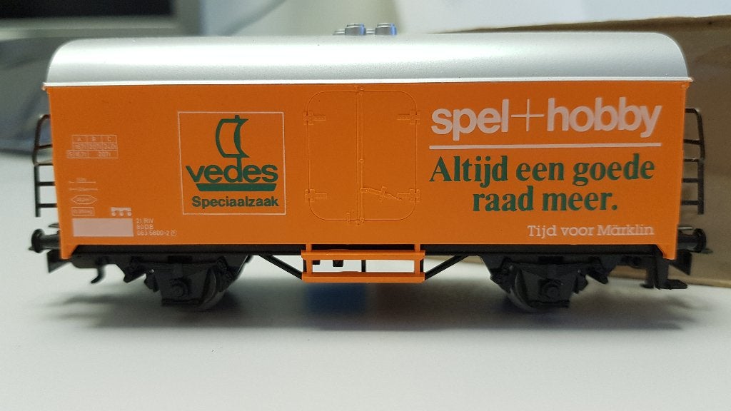 Märklin 4535 NS-NL Vedes spel+hobby wagon, Hobby en Vrije tijd, Modeltreinen | H0, Wisselstroom, Ophalen of Verzenden, NS, Märklin