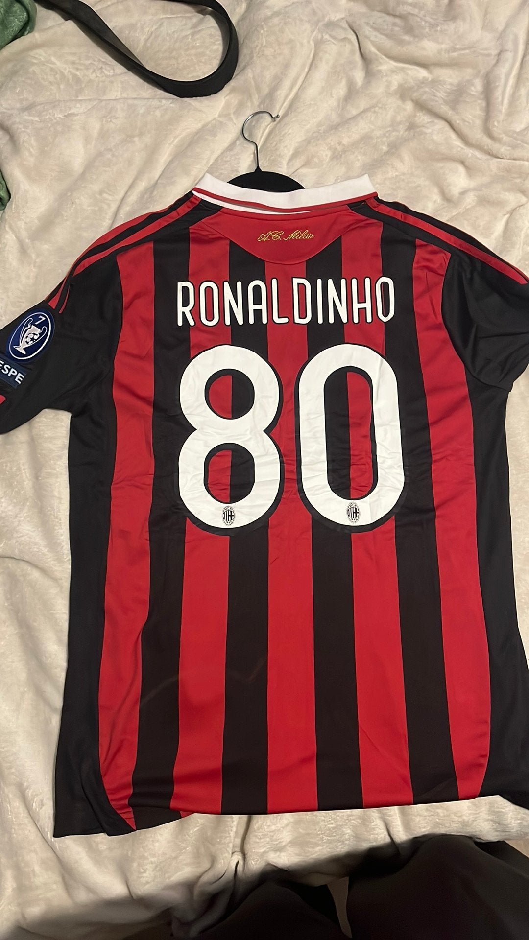 AC MILAN 09/10 Ronaldinho #80, Maat 52/54 (L), Verzenden, Zo goed als nieuw, Voetbal