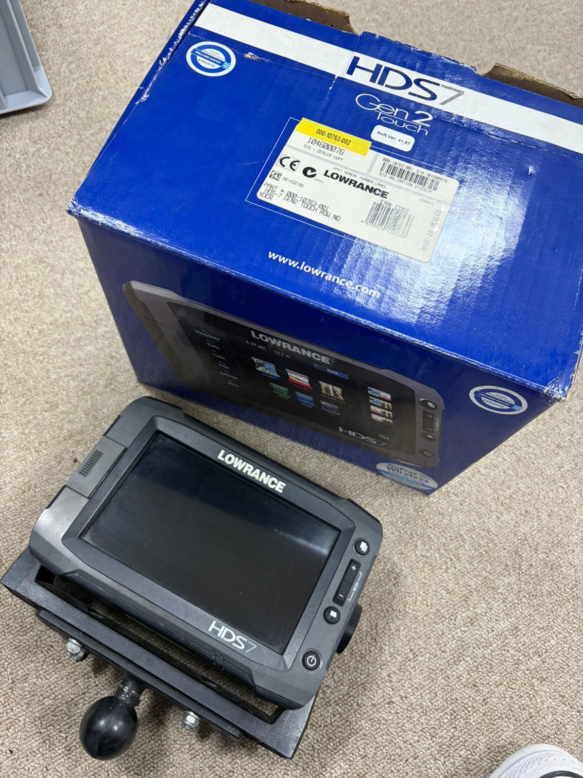 Lowrance HDS7 Gen2touch visvinder dieptemeter, Ophalen of Verzenden, Gebruikt, Overige typen