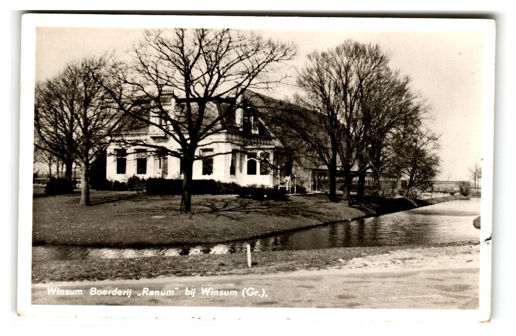 Winsum, Boerderij "Ranum" bij Winsum, Ophalen of Verzenden, 1960 tot 1980, Gelopen, Groningen