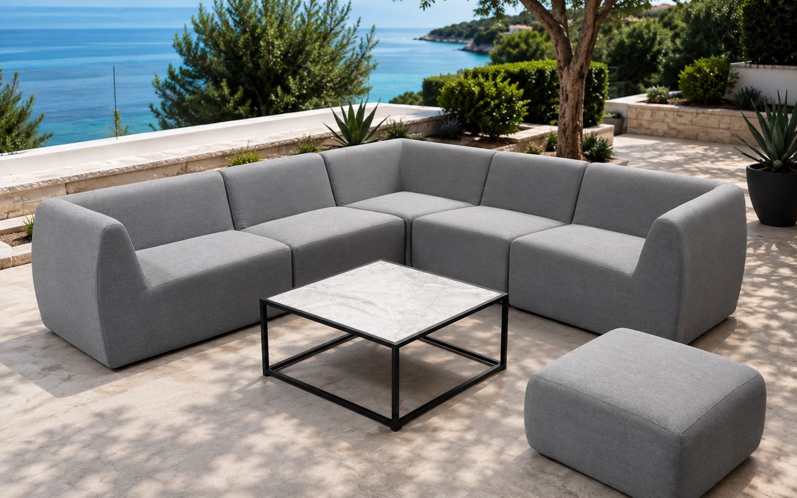 🚨WEG = WEG‼️Modulaire SunbrellaLoungeset|Direct uit Fabriek, Ophalen, Zo goed als nieuw
