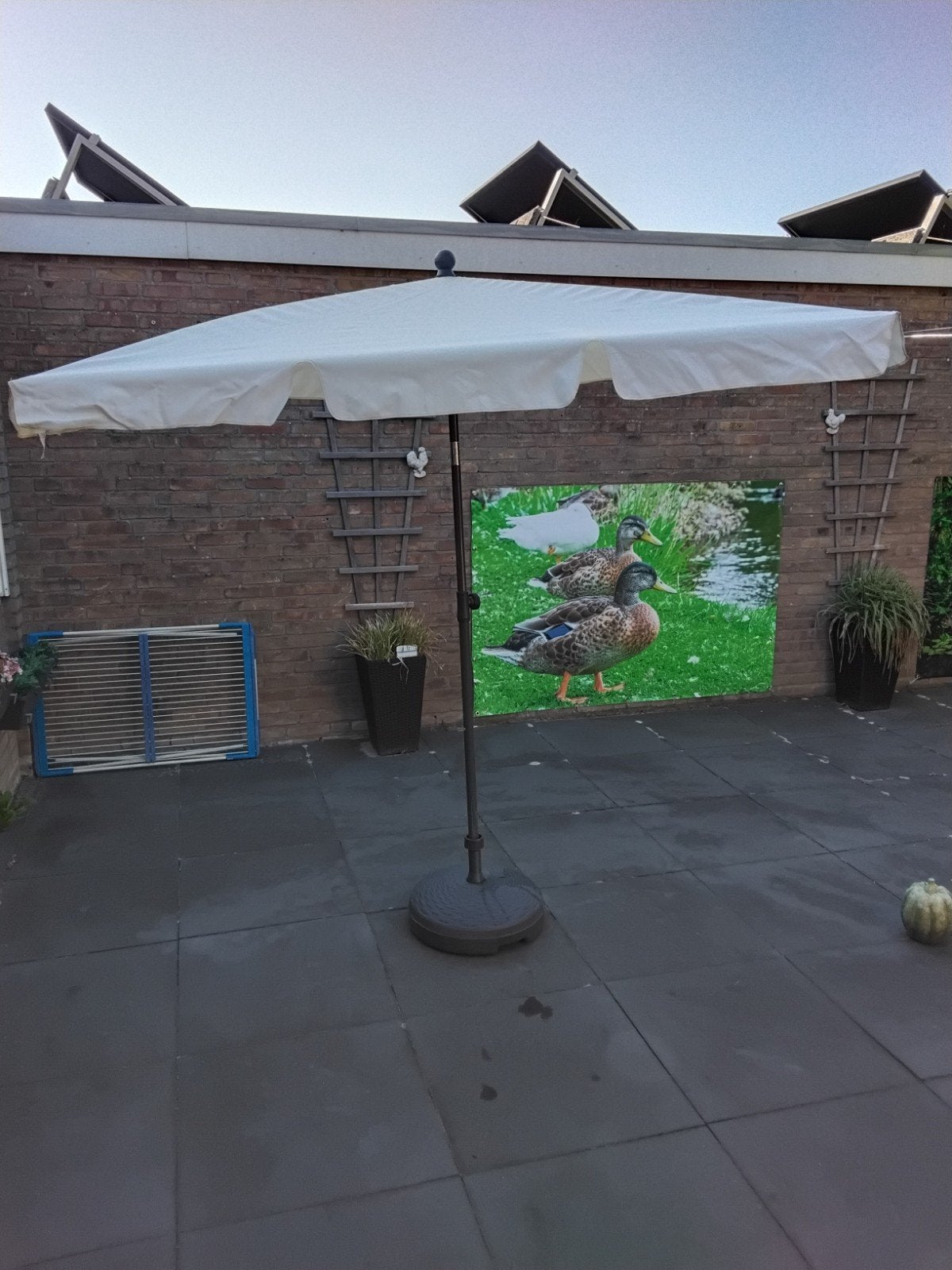 parasol, zie foto's, Tuin en Terras, Parasols, Ophalen, Verstelbaar