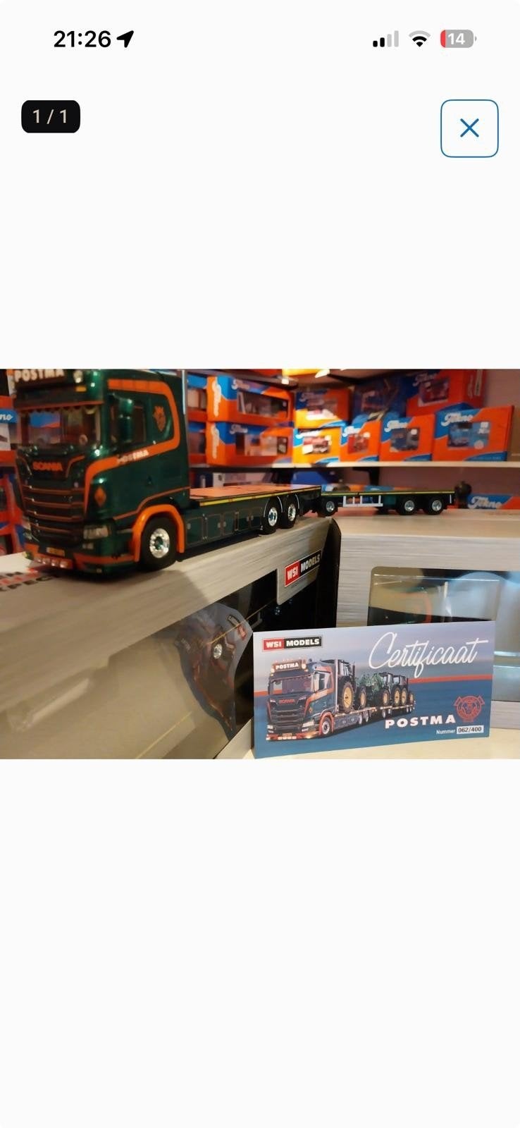 Wsi scania Postma Grijpskerk, Wsi, Info@gejomodels.nl, Cbw, Ophalen of Verzenden