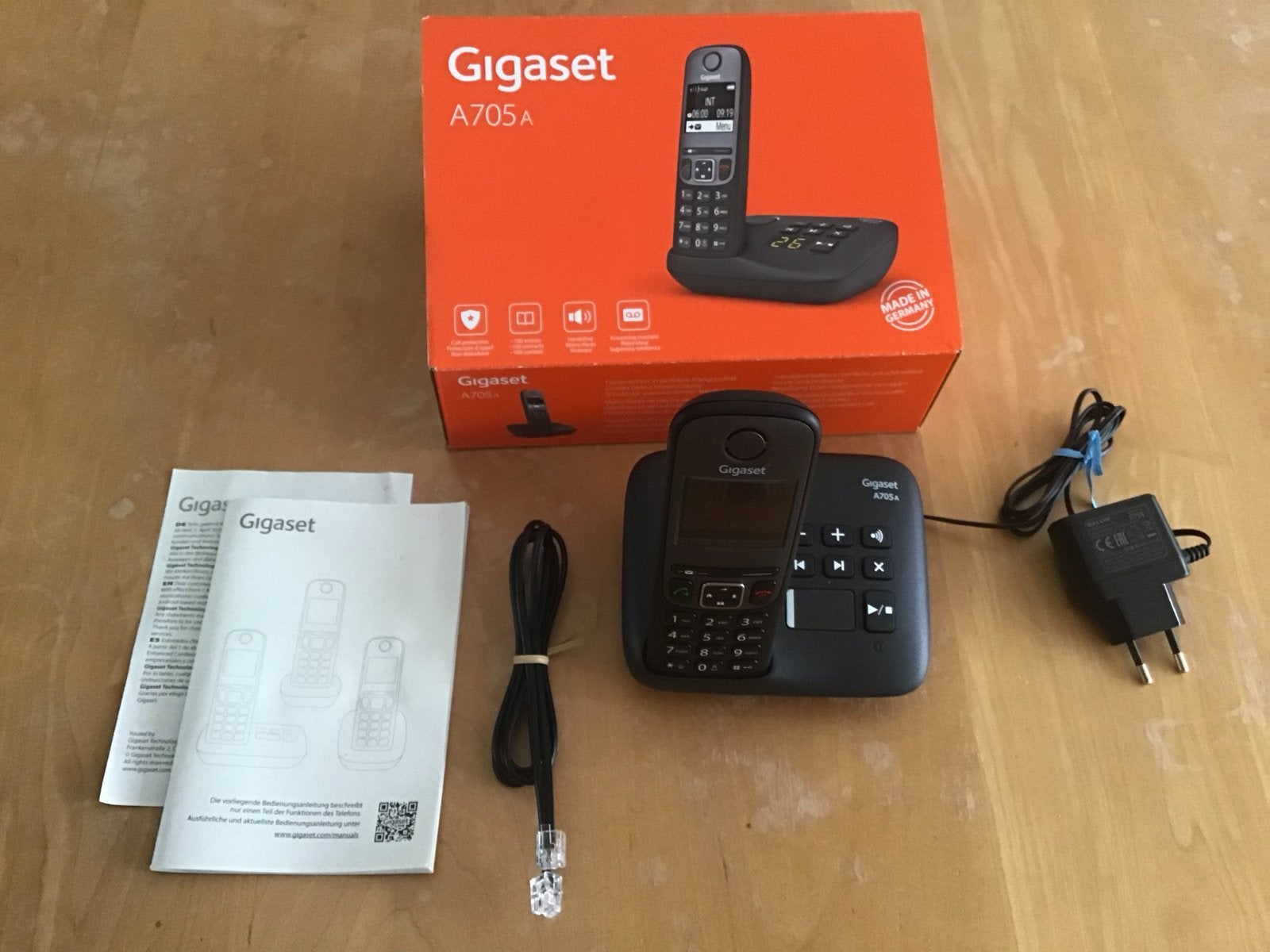 Gigaset A705A DECT telefoon met antwoordapparaat, Ophalen of Verzenden, Nieuw, 1 handset