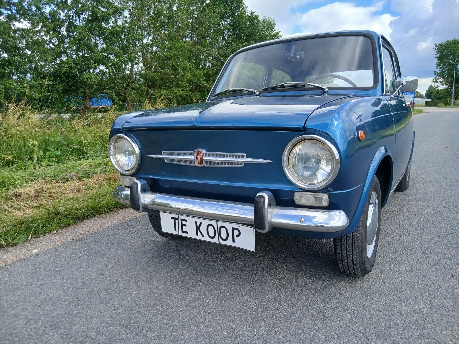 Fiat 850 vol restauratie bj 1968 alles aangepakt NL kenteken, Auto's, Oldtimers, Bedrijf, Handgeschakeld, Te koop, Benzine