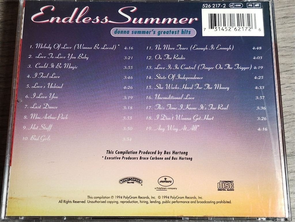 Donna Summer ‎– Endless Summer [Donna Summer\'s Greatest Hit, Ophalen of Verzenden, Zo goed als nieuw, Disco