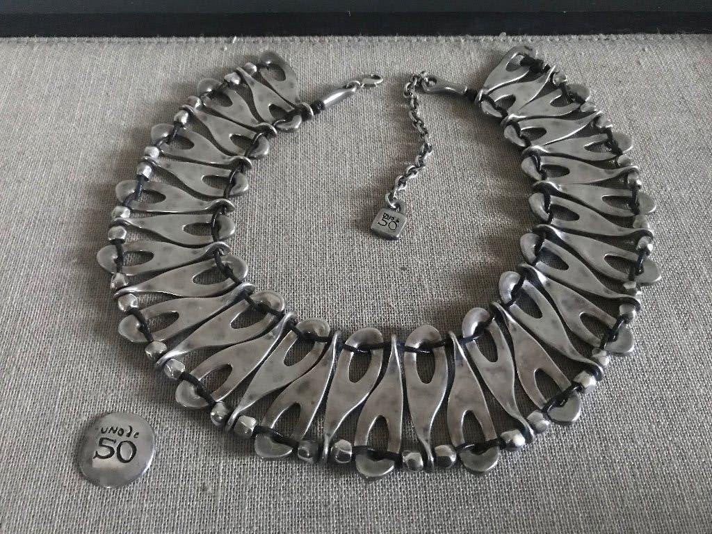Uno de 50 Ketting (94) (254,99 = 149,50), Sieraden, Tassen en Uiterlijk, Kettingen, Overige materialen, Verstelbaar, Nieuw, Ophalen of Verzenden