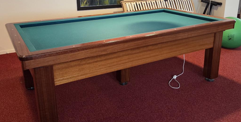 biljarttafel / 3 banden, verwarmd, Sport en Fitness, Biljarten en Poolen, Ophalen, Gebruikt, Biljarttafel