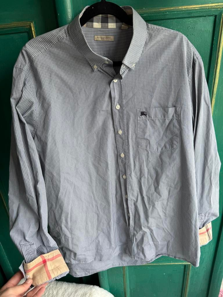 Burberry London Heren Overhemd Classic Fit Nova Check XXXL, Ophalen of Verzenden, Zo goed als nieuw, Overige kleuren, Overige halswijdtes