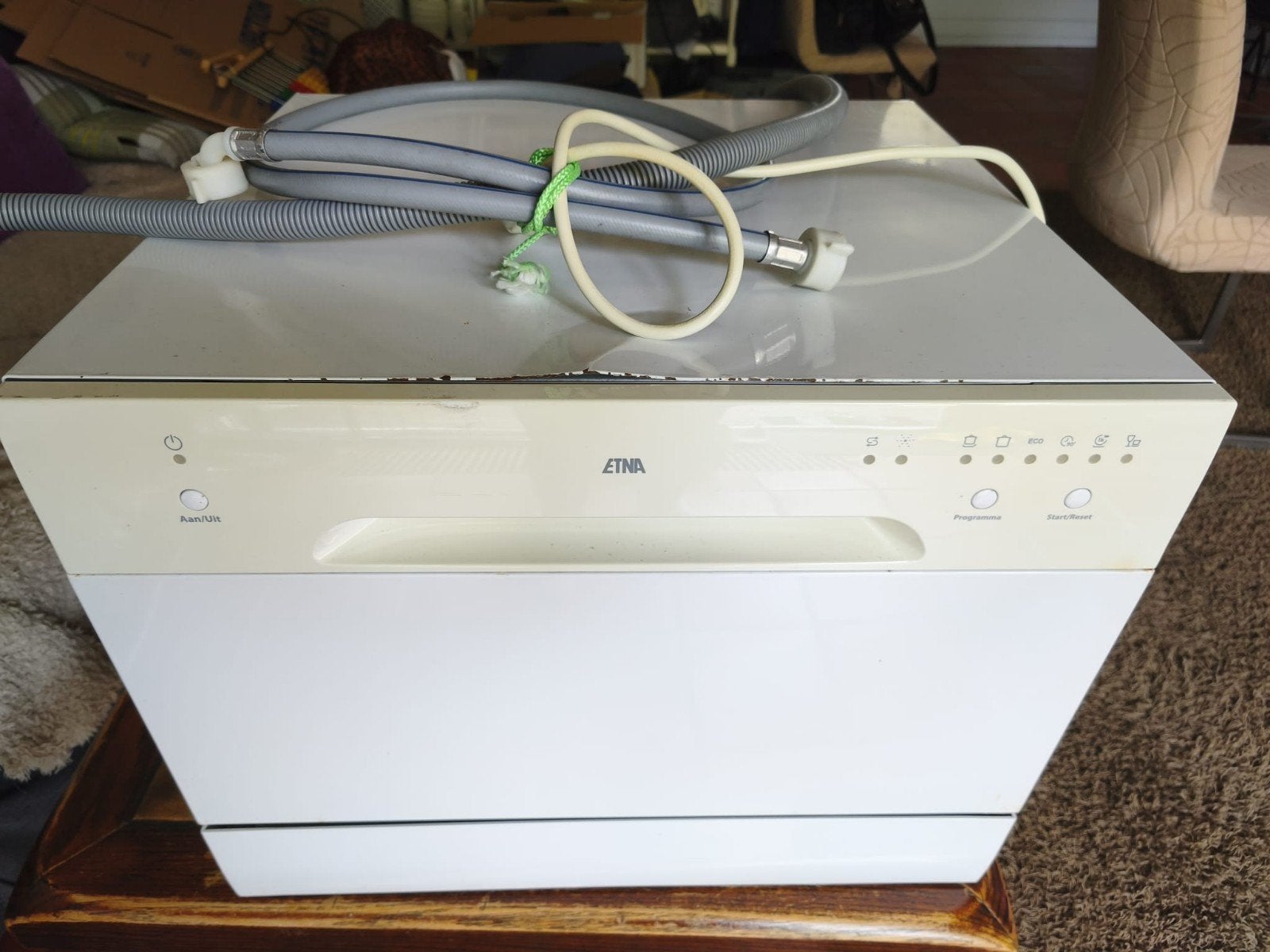 Compacte Etna vaatwasser - Ideaal voor kleine keukens, Witgoed en Apparatuur, Vaatwasmachines, Ophalen, Gebruikt, Minder dan 85 cm