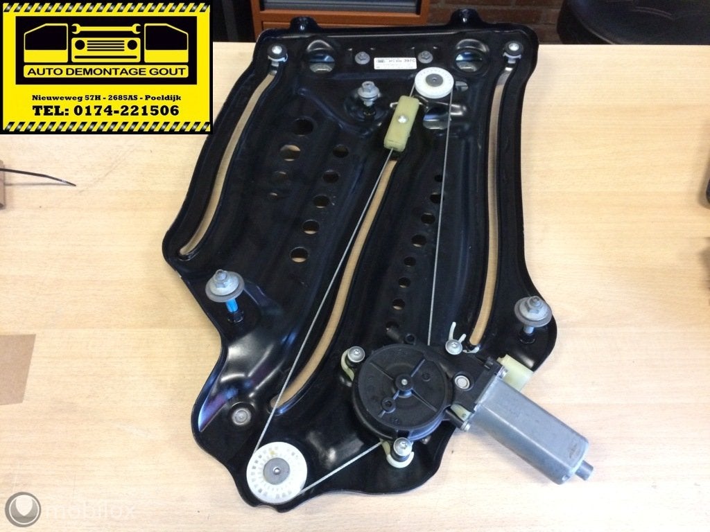 Audi A5 S5 Cabriolet Raammechanisme Links Achter 8F0839397C, Auto-onderdelen, Audi, Gebruikt