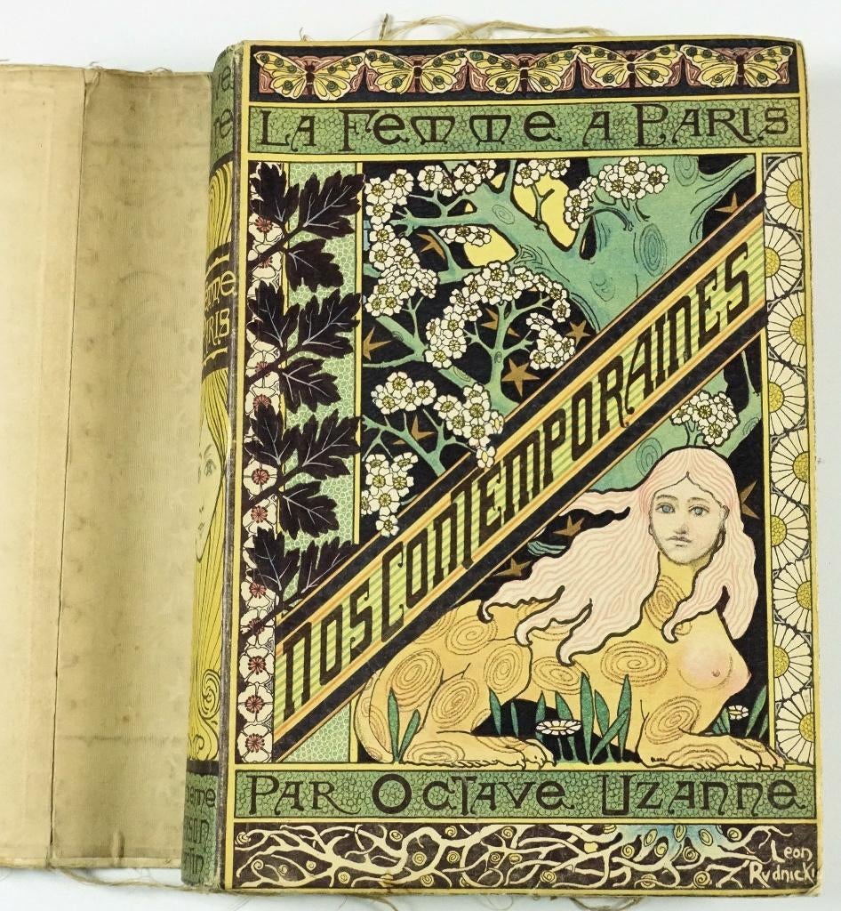 [Art Nouveau] La Femme a Paris 1894 Uzanne - MET Chemise, Ophalen of Verzenden
