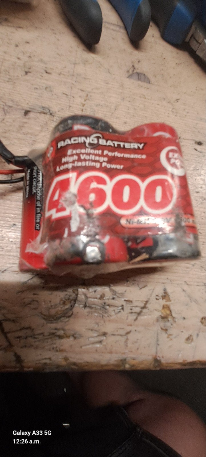 jp racing battery 4600 voor de hpi baja, Ophalen of Verzenden, Auto
