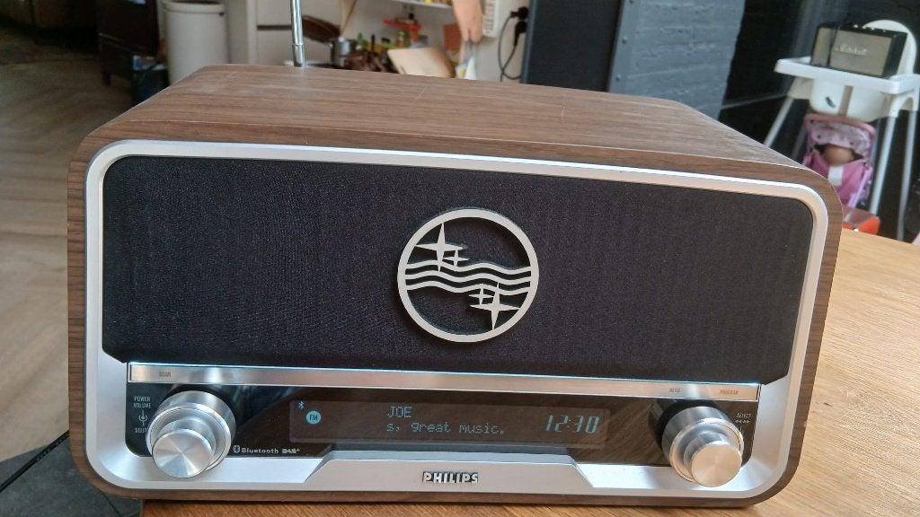 Retro Philips radio ,Bleutooth, usb, Audio, Tv en Foto, Radio's, Ophalen of Verzenden, Zo goed als nieuw, Radio