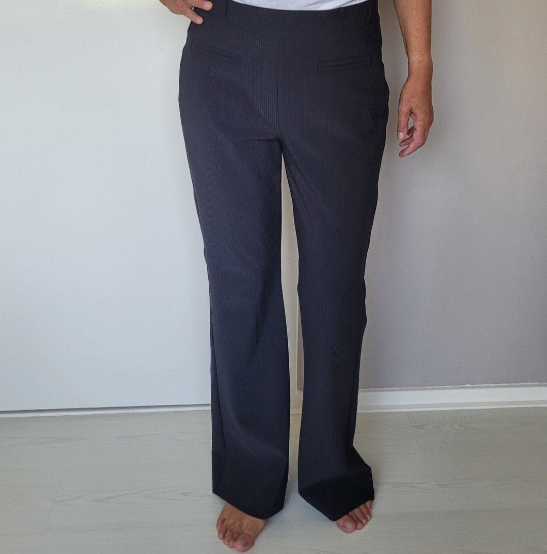 Studio Anneloes Saar Flair Bonded Rib broek L Zwart Travelst, Studio Anneloes, Verzenden, Zwart, Maat 42/44 (L)