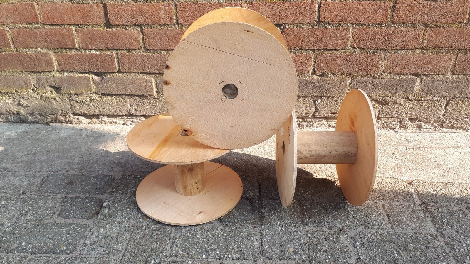 houten spoel / haspel, Ophalen, Zo goed als nieuw