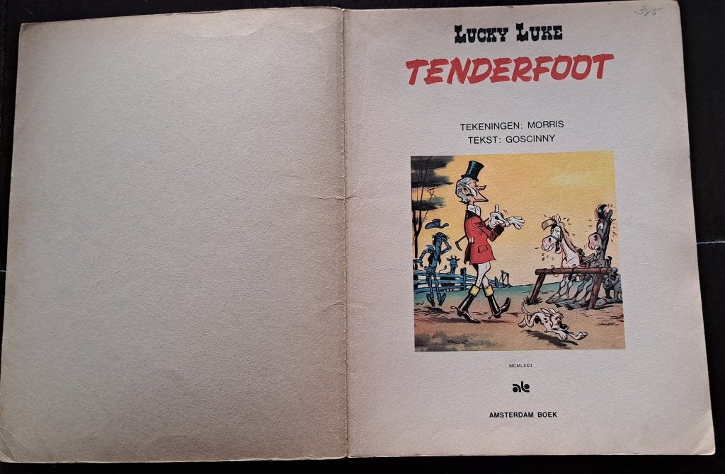 Lucky Luke - Tenderfoot, Eén stripboek, Ophalen of Verzenden, Gelezen
