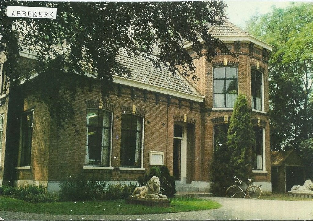 Ansichtkaart   Abbekerk   Gemeentehuis, Verzenden, Ongelopen, Noord-Holland